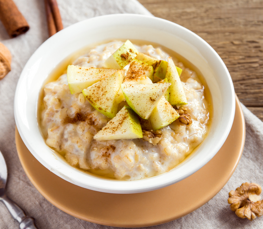 Apfel-Zimt-Porridge - schnell und einfach